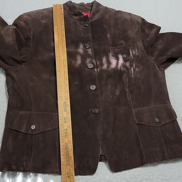 Anne Klein Suede Coat Sz 2XL - Picture 9 of 11